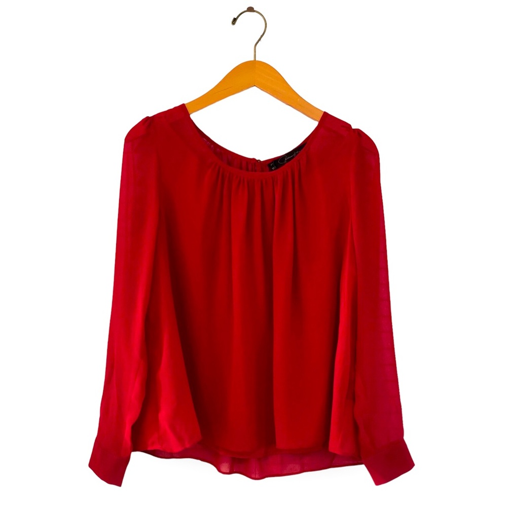 NWT Patterson J. Kincaid Sheer Blouse